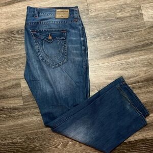 True Religion Ricky Relaxed Straight Jean